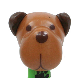 PEZ - Charity - AWL / SOS - Paws - Barky Brown - Brown head