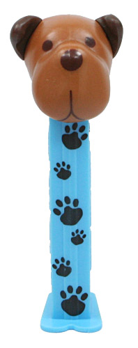 PEZ - Charity - AWL / SOS - Paws - Barky Brown - Brown head