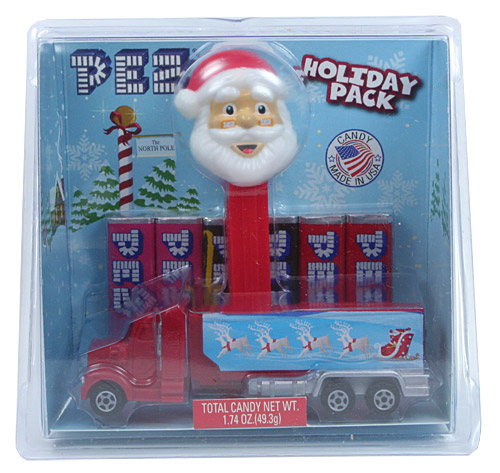 PEZ - Christmas - Santa Holiday Pack - Red Truck