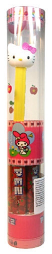 PEZ - Hello Kitty - Hello Kitty - White Head Pink Crystal Bow