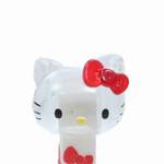 PEZ - Hello Kitty  Clear Crystal Head Red Bow on Bows KT