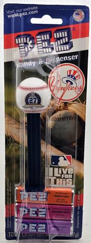 PEZ - Sports Promos - MLB Balls - Ball - New York Yankees - C