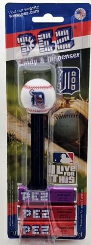 PEZ - Sports Promos - MLB Balls - Ball - Detroit Tigers - B