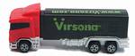 PEZ - Virsona  Transporter - Red cab, black trailer with flames on Virsona / www.virsona.com