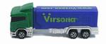 PEZ - Virsona  Transporter - Green cab, blue trailer on Virsona / www.virsona.com