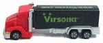 PEZ - Virsona  Tanker - Red cab, black trailer on Virsona / www.virsona.com