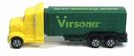 PEZ - Virsona  Truck - Yellow cab, green trailer on Virsona / www.virsona.com