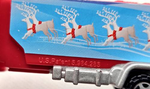 © Bryan Whalen PEZ - Christmas - Christmas Truck - Red cab, red trailer, xmas print