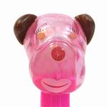 PEZ - Barkina  Crystal Pink Head on Hot Pink