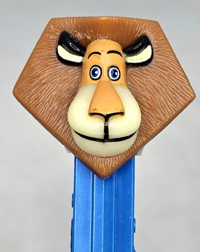 PEZ - Madagascar - Alex - With Line, Light Brown Head, White Snout