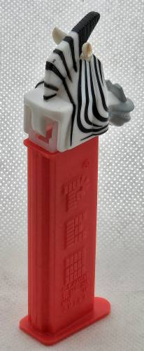 PEZ - Madagascar - Marty - Small Pupils, Light Grey Snout, painted ears