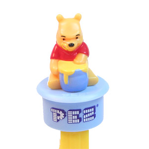 PEZ - Winnie the Pooh - Click'n'Play - Winnie the Pooh - with honeypot - D