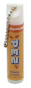 PEZ - Lip Balm/Gloss - Lip Balm - Lip Balm with Chain - Orange