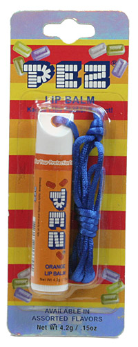 PEZ - Lip Balm & Gloss - Lip Balm - Lip Balm with Strap - Orange