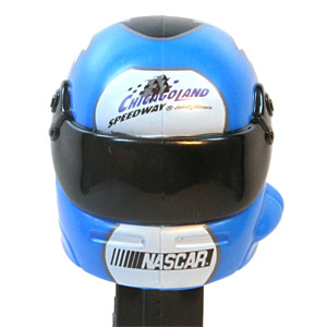 PEZ - Nascar - Helmets - Racetrack - Chicagoland racetrack