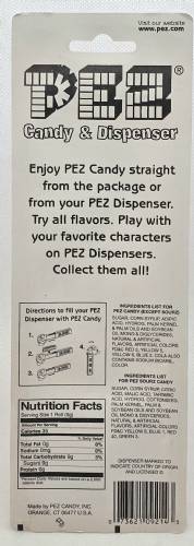 PEZ - Hearts - Valentine - Be Mine - Italic White on Dark Purple