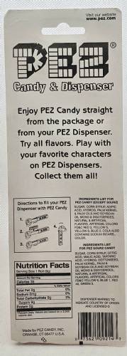 PEZ - Hearts - Valentine - Dream - Italic White on Dark Purple