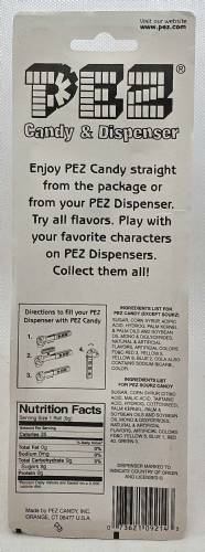 PEZ - Hearts - Valentine - Smile - Italic White on Dark Purple