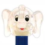 PEZ - Elephant Hamm  Clear Crystal Head