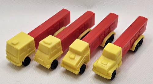 PEZ - Trucks - Series D - Cab #R4 - Yellow Cab - B