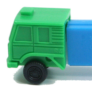 PEZ - Trucks - Series D - Cab #R4 - Green Cab - B