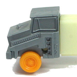 PEZ - Trucks - Misfits - Cab #R2 - Silver Cab, Orange Wheels - B