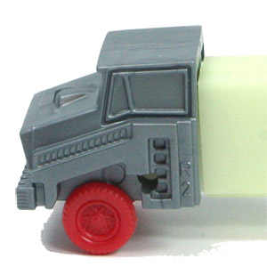 PEZ - Trucks - Misfits - Cab #R2 - Silver Cab, Red Wheels - B