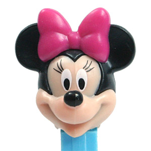 PEZ - Disney Classic - Minnie Mouse - Rounded Back of Head, no tongue - A