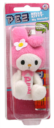 PEZ - Hello Kitty - My Melody - Pink and White Head