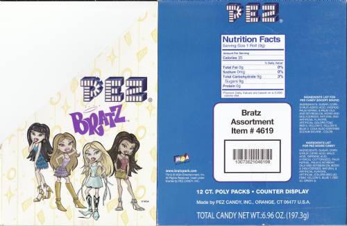 PEZ - Counter Box - 12 Count Poly Bag US - Bratz
