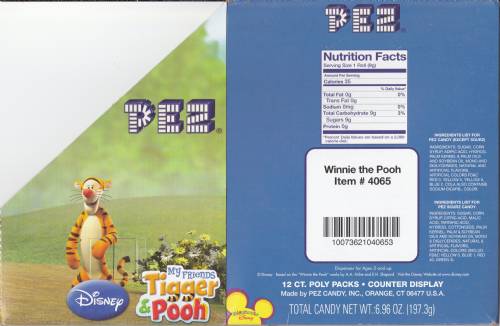 PEZ - 12 Count Poly Bag US - Disney My Friends Tigger & Pooh