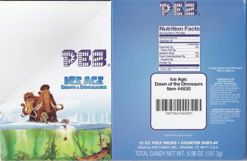 PEZ - 12 Count Poly Bag US - Ice Age Dawn of the Dinosaur