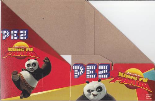 PEZ - Counter Box - 12 Count Poly Bag US - Kung Fu Panda