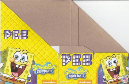 PEZ - Counter Box - 12 Count Poly Bag US - Spongebob Squarepants