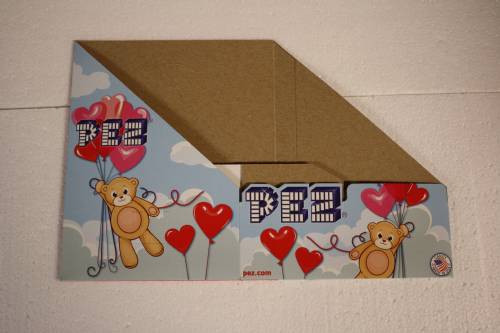 PEZ - Counter Box - 12 Count Poly Bag US - Valentines with Hearts