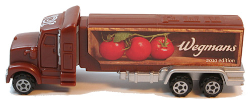 PEZ - Advertising Wegmans - Truck - Brown cab, tomatoes