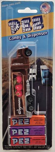 PEZ - Advertising Wegmans - Truck - Brown cab, tomatoes