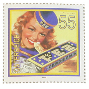 PEZ - Stamps - Stamp Austria 55 Cent