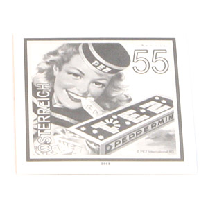 PEZ - Stamps - Stamp Blackprint Austria 55 Cent