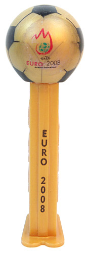 PEZ - Soccer - Euro 2008 - Euro Gold Soccer Ball 2008 Logo