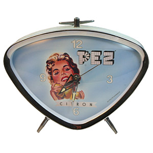 PEZ - Watches and Clocks - Nostalgic Clock - Citron