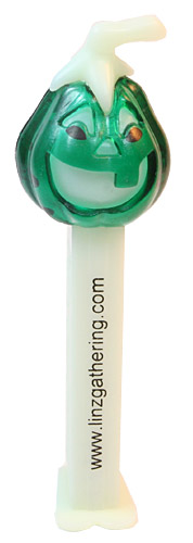 PEZ - Linz Gathering - 2010 - Pumpkin - Crystal Green - D