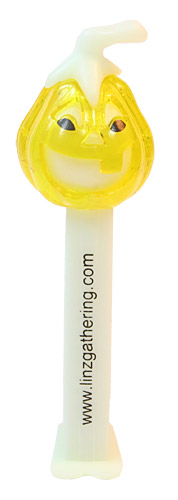 PEZ - Linz Gathering - 2010 - Pumpkin - Crystal Yellow - D