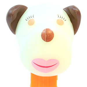 PEZ - AWL / SOS - Halloween 2010 - Barkina - White GITD Head