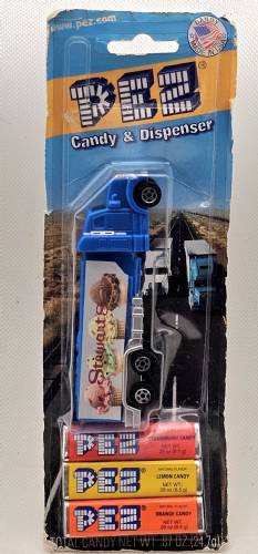 PEZ - Trucks - Advertising Trucks - Stewart's - Truck - Blue cab