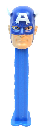 PEZ - Super Heroes 2011 - Marvel - Captain America - Blue Hood - B