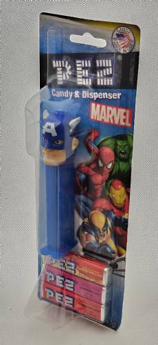 PEZ - Super Heroes 2011 - Marvel - Captain America - Blue Hood - B