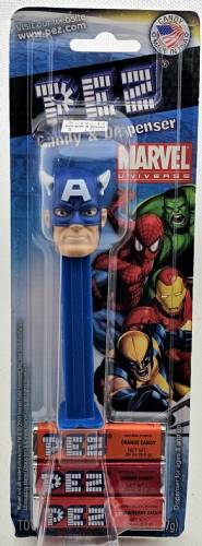 PEZ - Super Heroes 2011 - Marvel - Captain America - Blue Hood - B