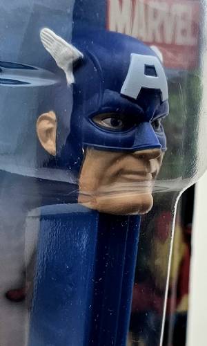 PEZ - Super Heroes 2011 - Marvel - Captain America - Blue Hood - B