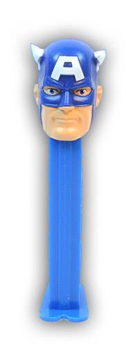 PEZ - Super Heroes 2011 - Marvel - Captain America - Blue Hood - B